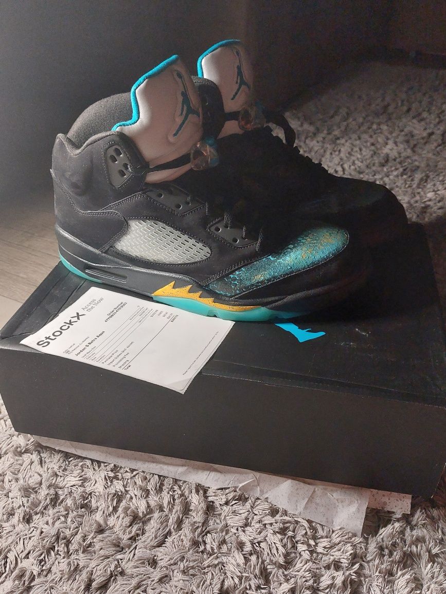 Jordan 5 aqua marimea 47.5