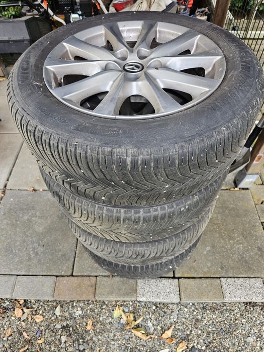 4 cauciucuri Michelin vara/iarna 255/55 R-17 si 4 jante aluminiu