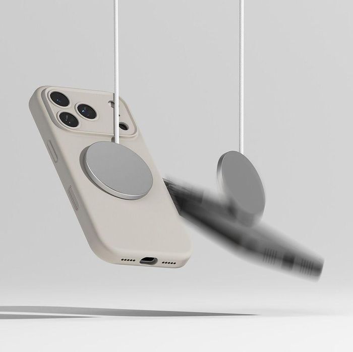 Калъф ringke silicone magnetic magsafe за iphone 17 pro max в цвят sto
