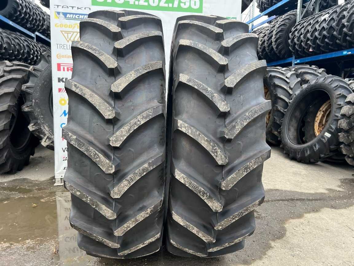 Anvelope radiale noi 480/70 R34 cu garantie pentru tractor spate