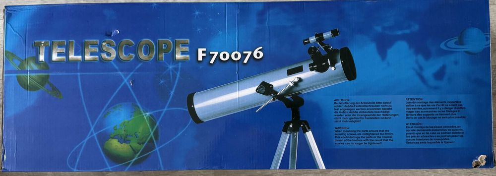 Телескоп астрономический детский F70076