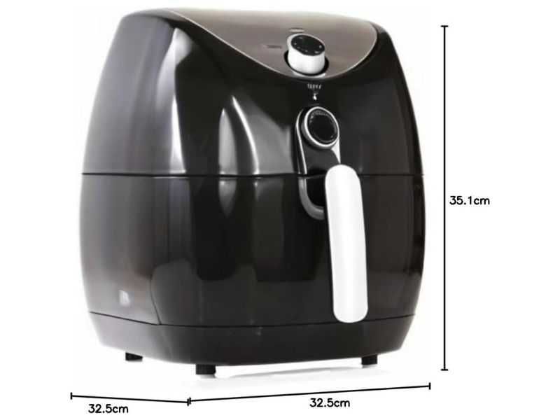 Еър Фрайър с VORTX технология Tower T17021, Черен, 4.3L