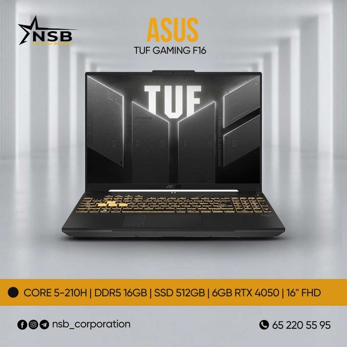 Asus Tuf Gaming F16 i5 210H | RTX 4050