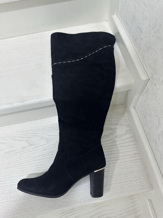 Женские сапоги  натуральная замша