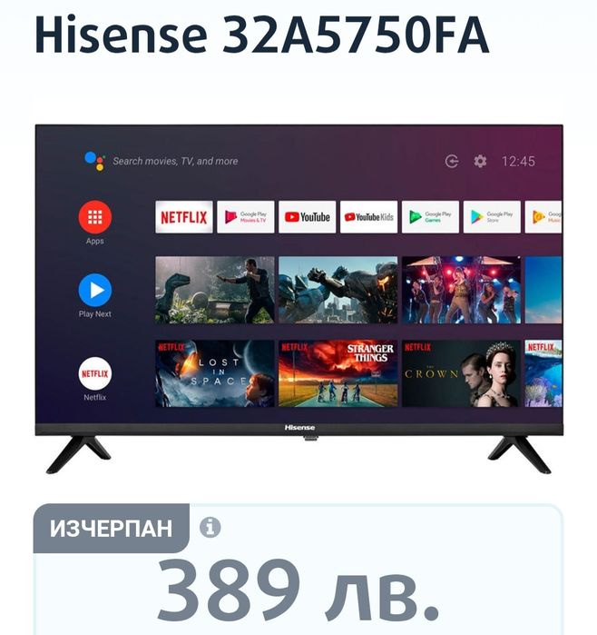 Led Smart Tv Hisense 32a5750fa