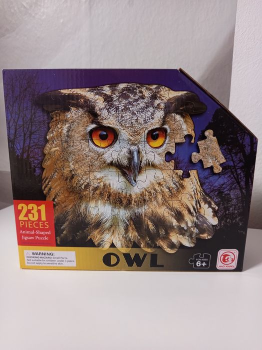 Пъзел бухал 231 части Ново