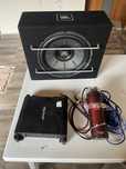Subwoofer jbl si amplificator alpine