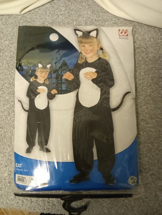 Costum motan noir copii