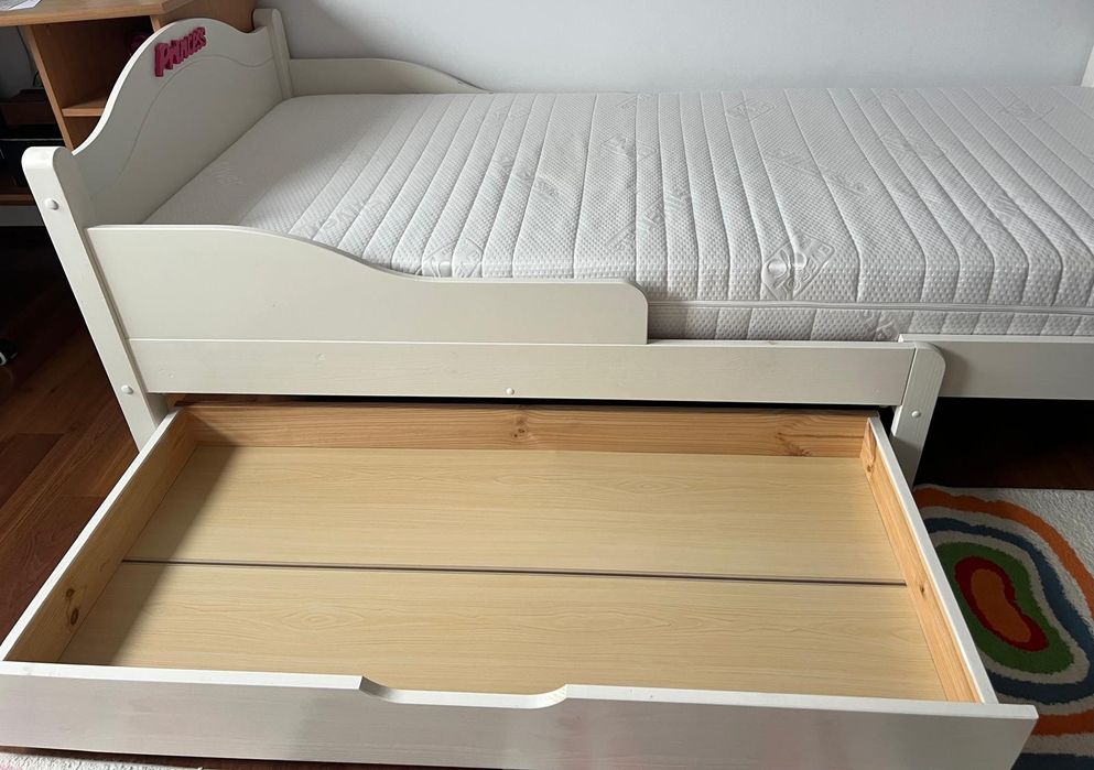 Pat copii lemn masiv