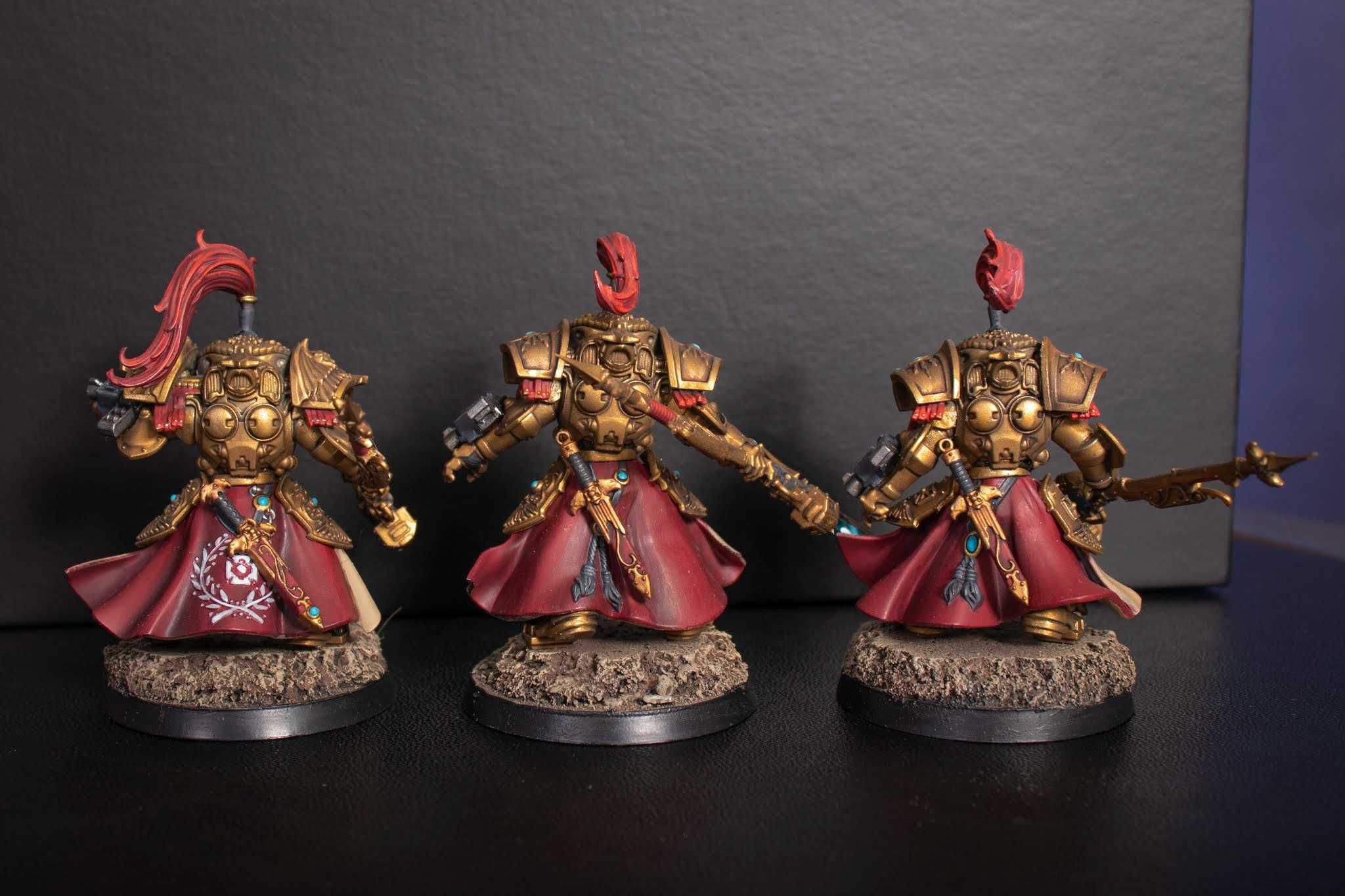 Set 3 Miniaturi Allarus Custodians Warhammer 40k