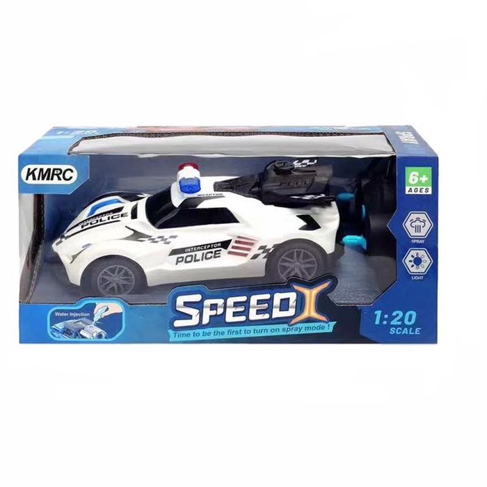 Полицейска радиоуправляема кола с турбо пушек