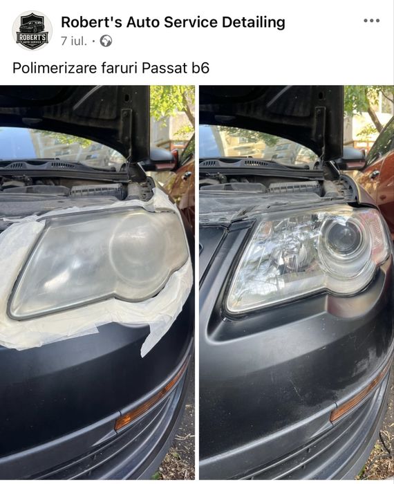 Polimerizare faruri La domiciliu Bucuresti