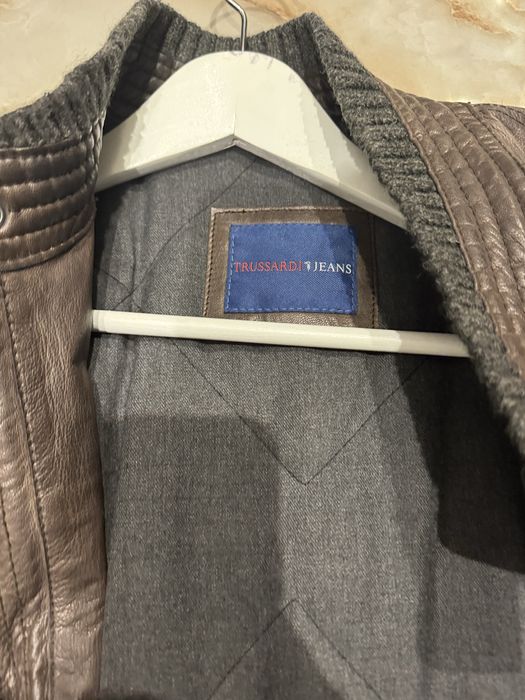 Кожено яке Trussardi