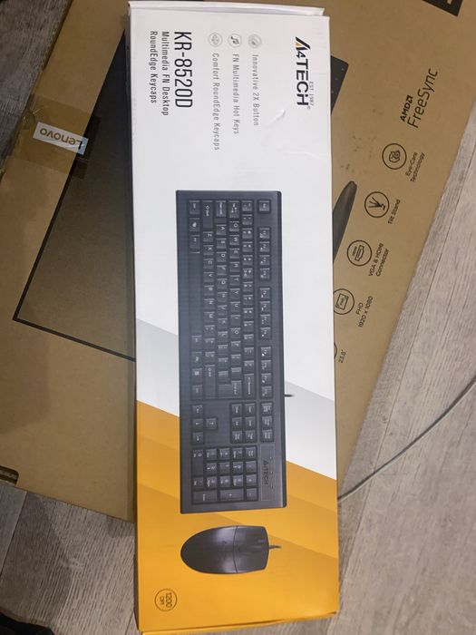 Офисные клавиатура с мышкой