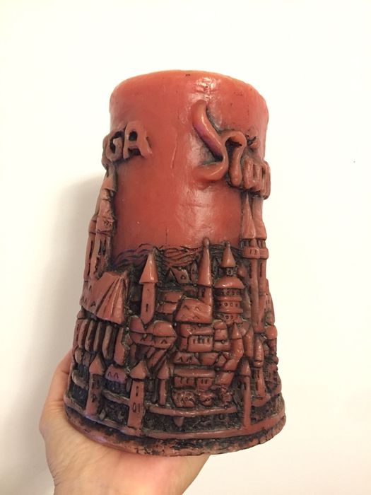 Lumânare vintage “Nurenberg 1640”, din anii 1980