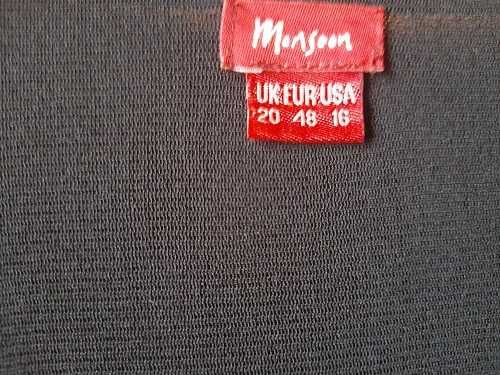 Bluza eleganta din tul fin, elastic, culoare neagra, marimea 48