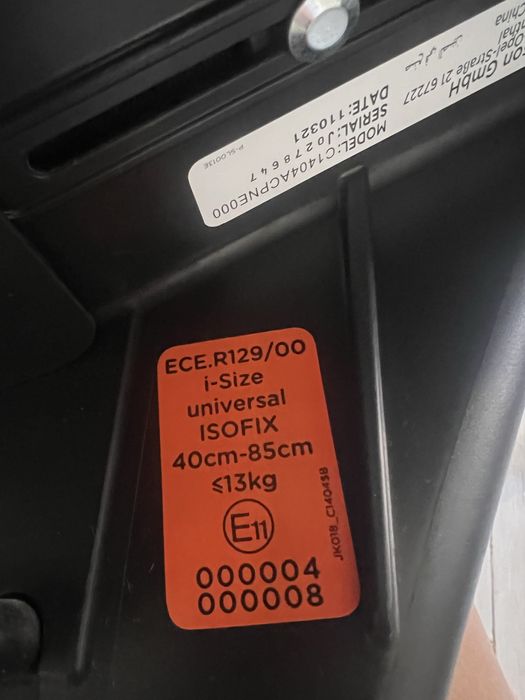 Scaun auto bebeluș Joie 40-80 cm/0-13kg