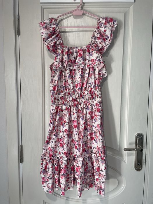 Лятна многоцветна рокля