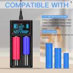 Incarcator SMART baterii acumulatori WISSBLUE 2 Ni-CD Ni-MH Li-ion