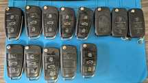 Оригинален ключ audi a3 8p (8p0 837 231 и 8p0 837 220 D) Hella