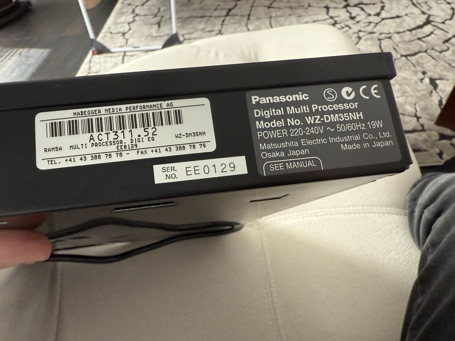 Crossover procesor DSP Panasonic Ramsa WZ-DM35NH