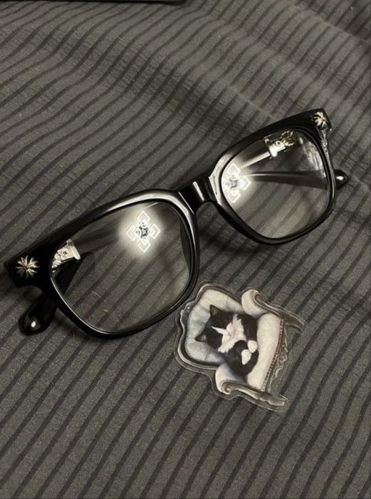 очки имидживые нулевки chrome hearts