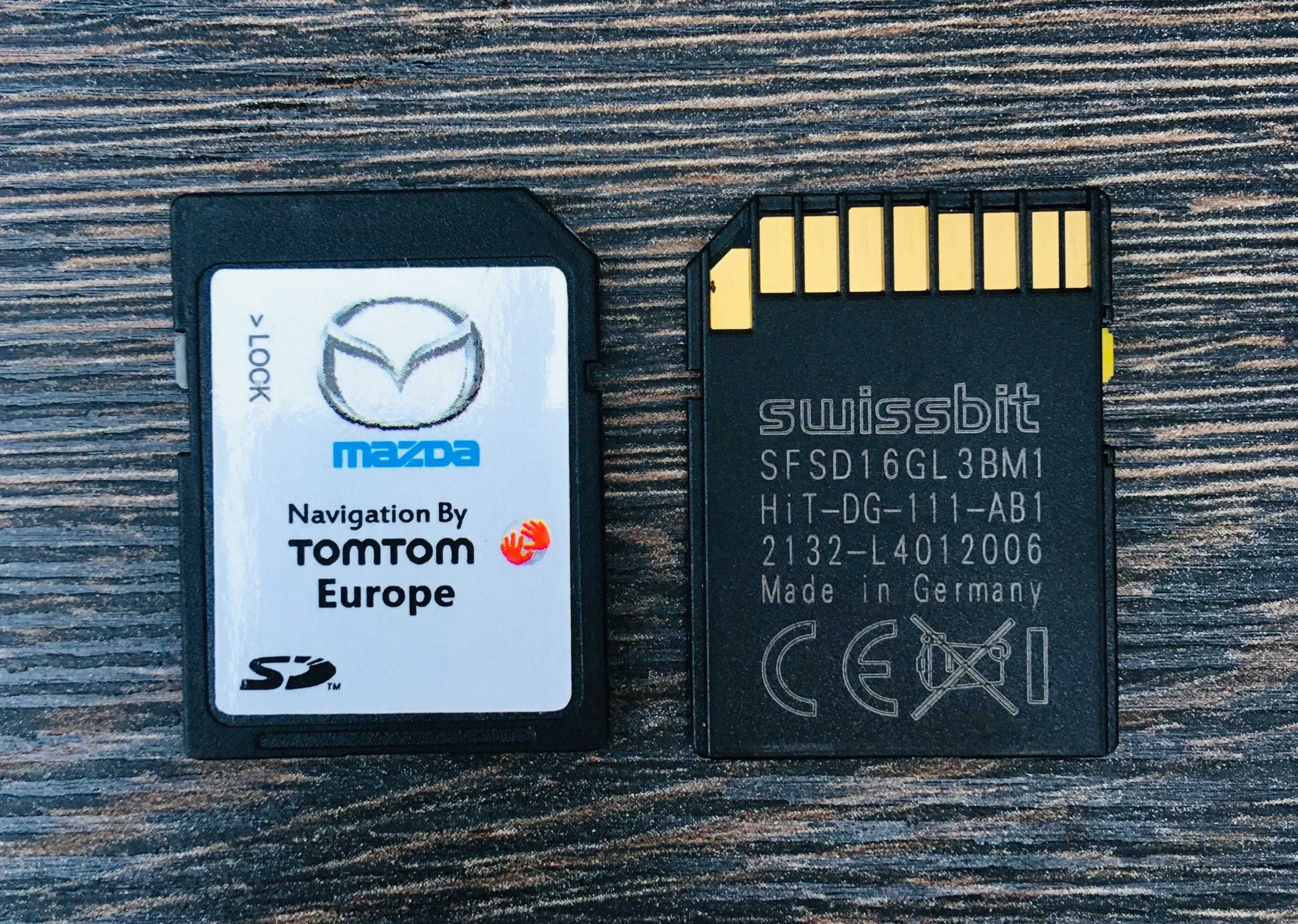 НОВО Mazda NB1 TomTom Sd Card 2022 Навигация Мазда 2 3 5 6 CX3 CX5 MX5