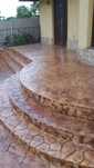 Pavare beton amprentat.