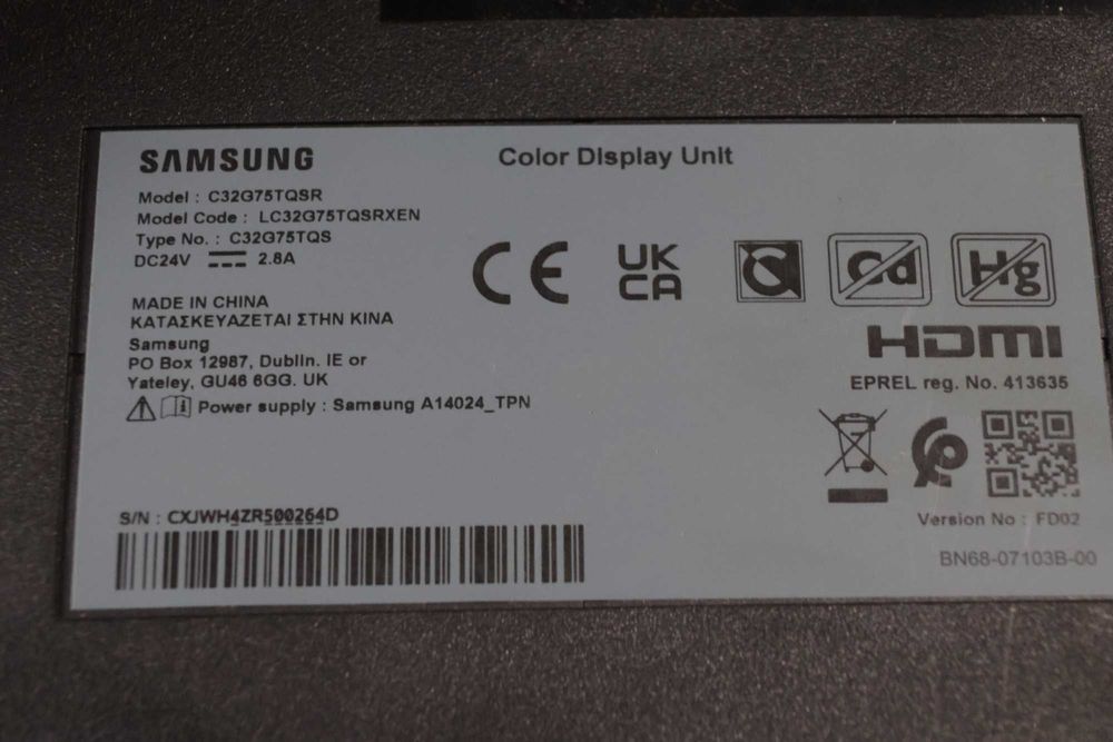 Monitor QLED Samsung Odyssey 32" QHD, 1000,240Hz,1ms,G-Sync, FreeSync2