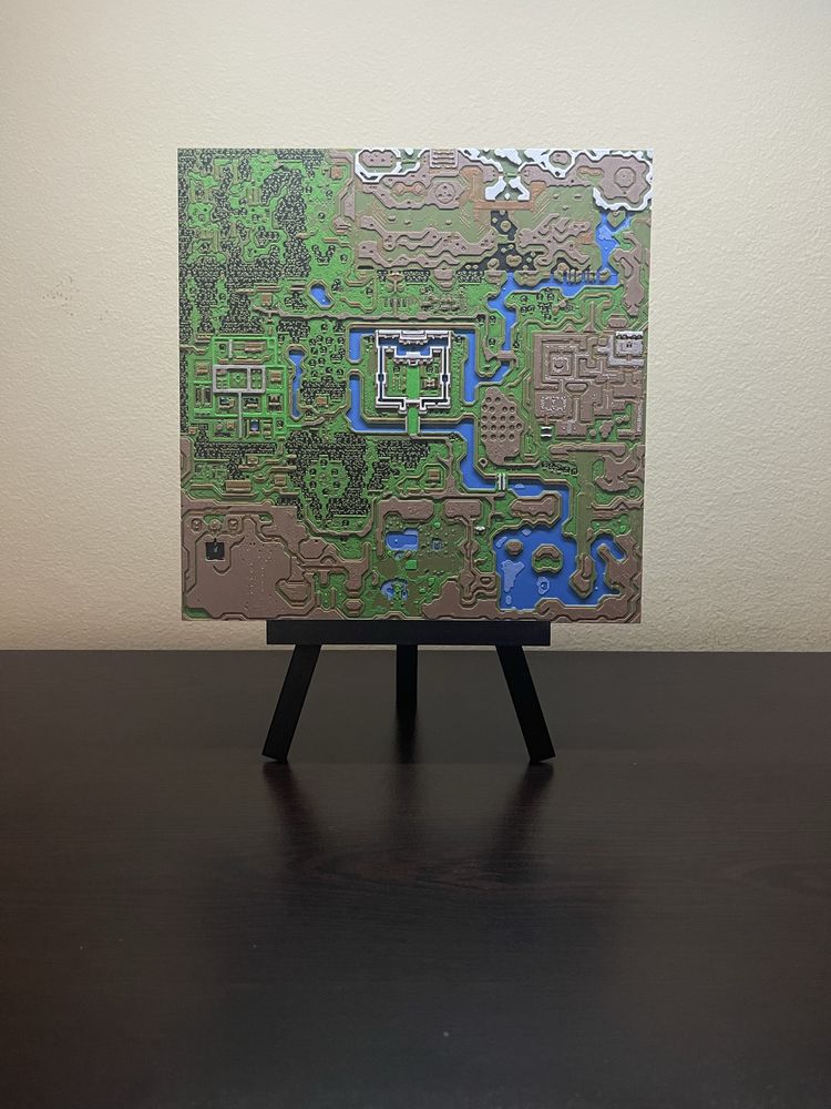 Релефна картина The Legend of Zelda: A Link to the Past!