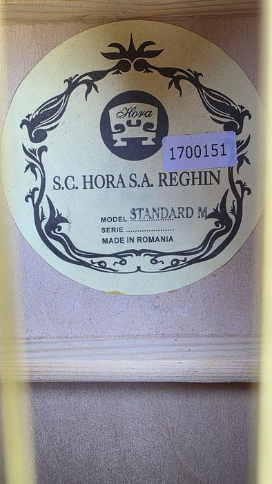 Chitară acustică Hora Reghin – Standard M4 (albastră)