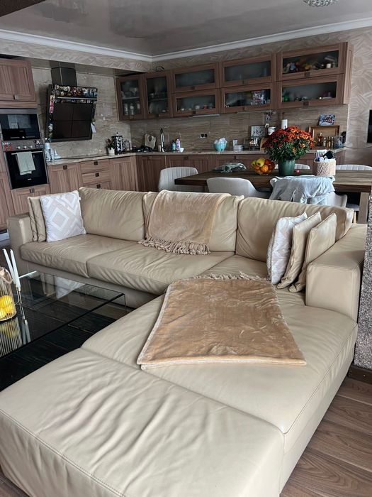 Диван естествена кожа