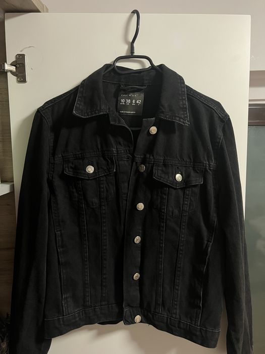Geaca denim/ de blug neagra primark
