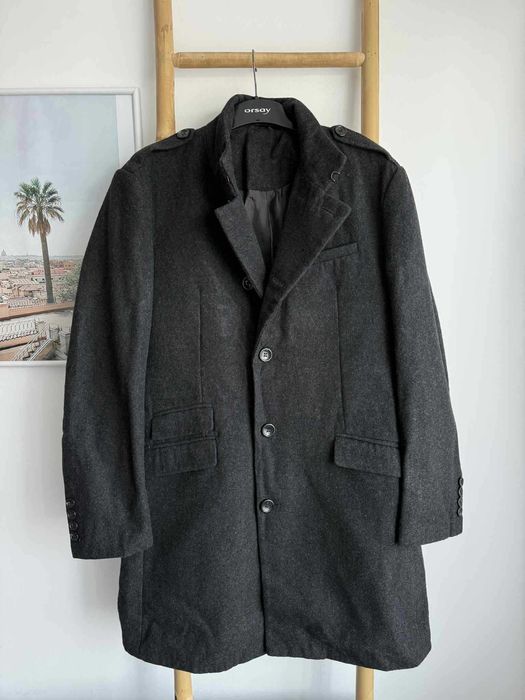 Palton lana Benetton, xl