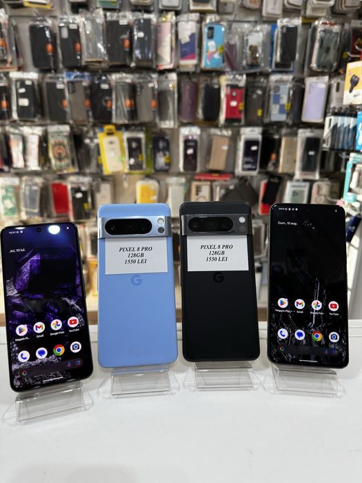 iSellStore Valcea vinde: Google Pixel 8 Black / 8 Pro Black & Blue