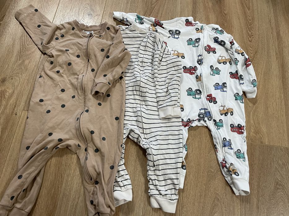 Комплект 3 пижами HM размер 9-12м