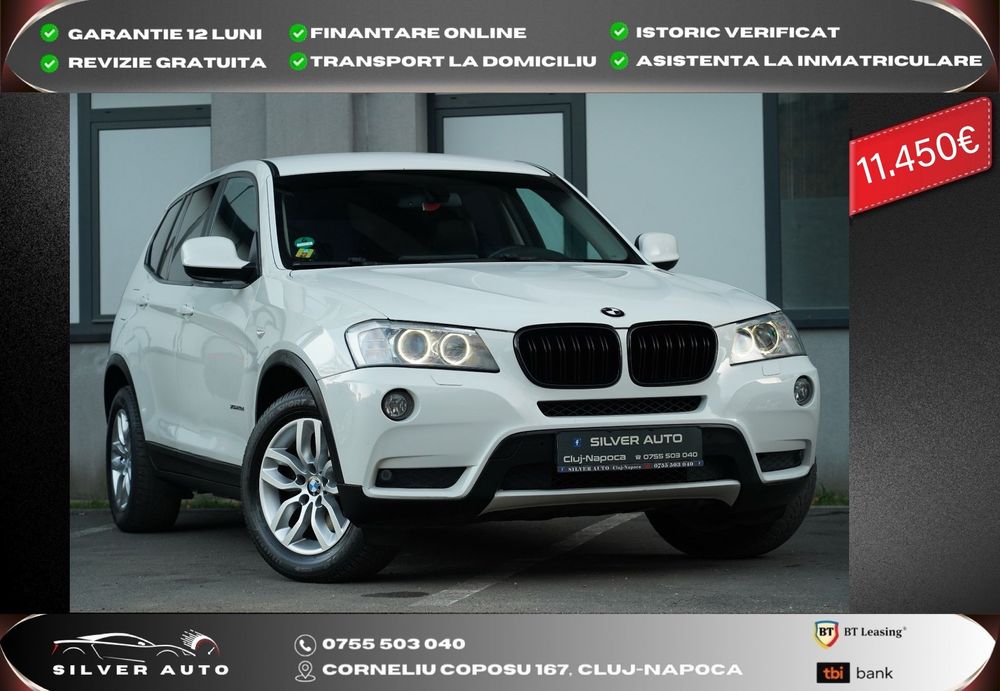 BMW X3 Automat Navi Piele Garantie 12 LUNI RATE