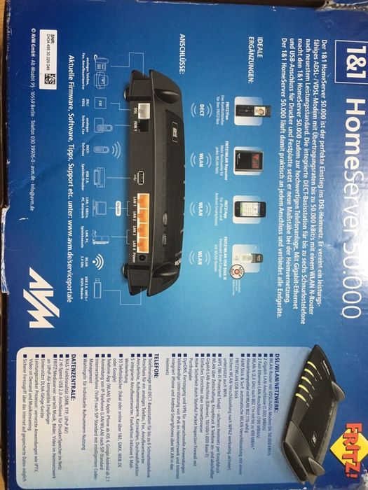 Vand router Fritz Box 7362