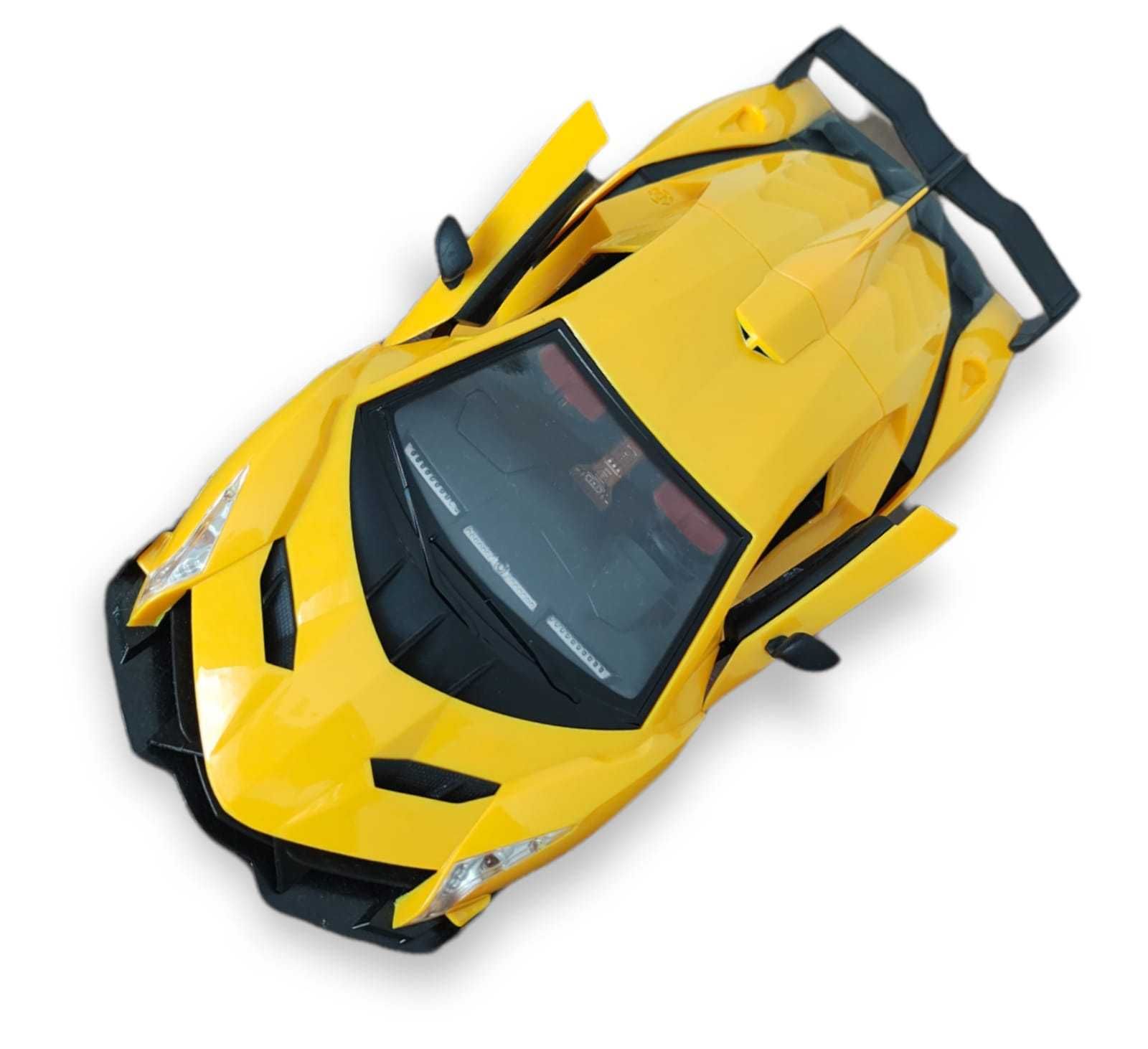 Masinuta cu baterie reincarcabila cu telecomanda Lamborghini galben