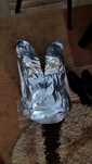 Corset argintiu la comanda