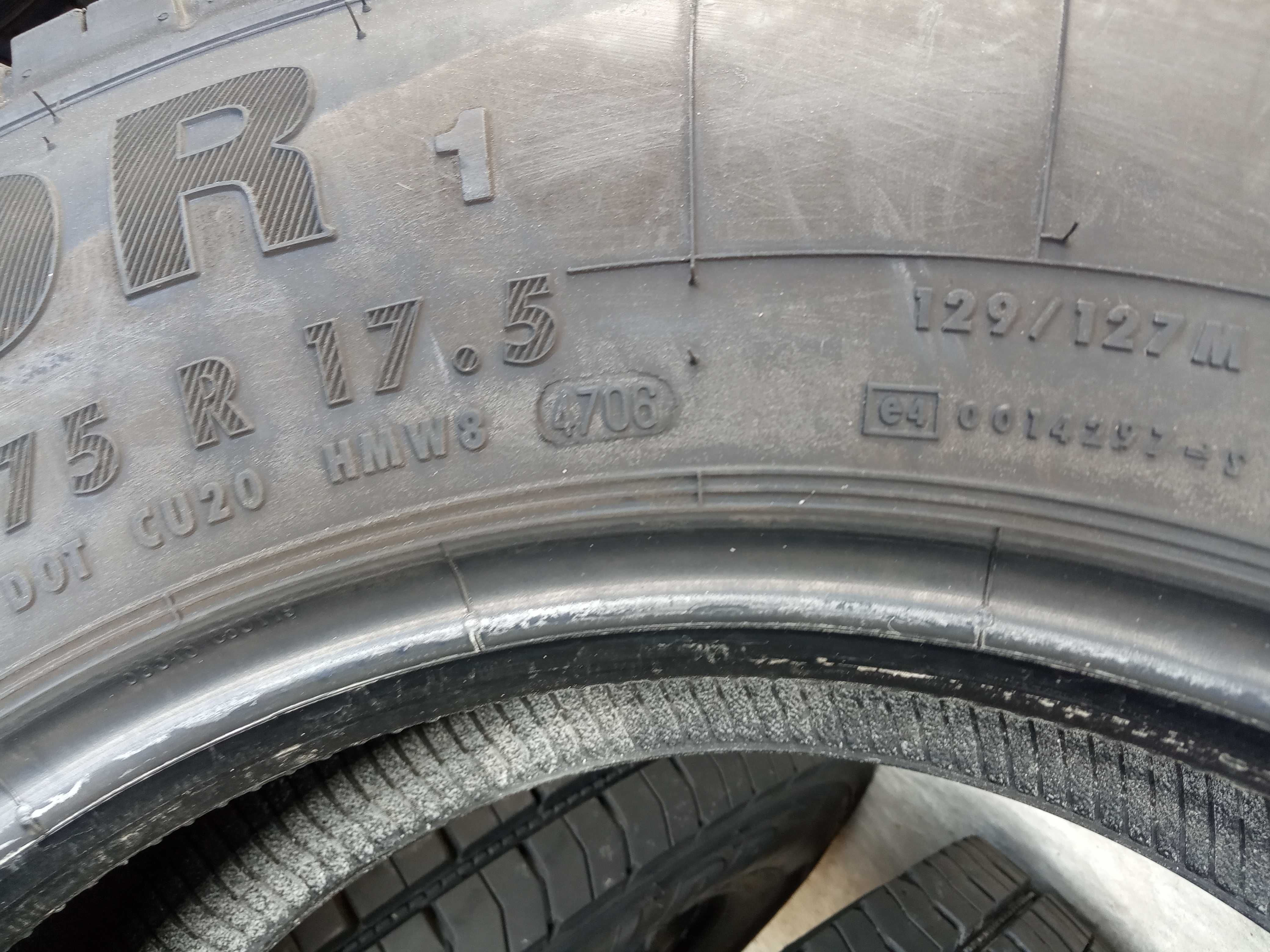 4 тежкотоварни гуми 225/75R17.5 Continental LDR1 129/127M M+S Germany