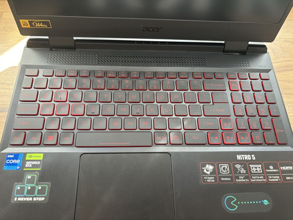 Laptop acer nitro 5 , i7 1265h , nvidia rtx 3050 gddr6, 16 gb ram