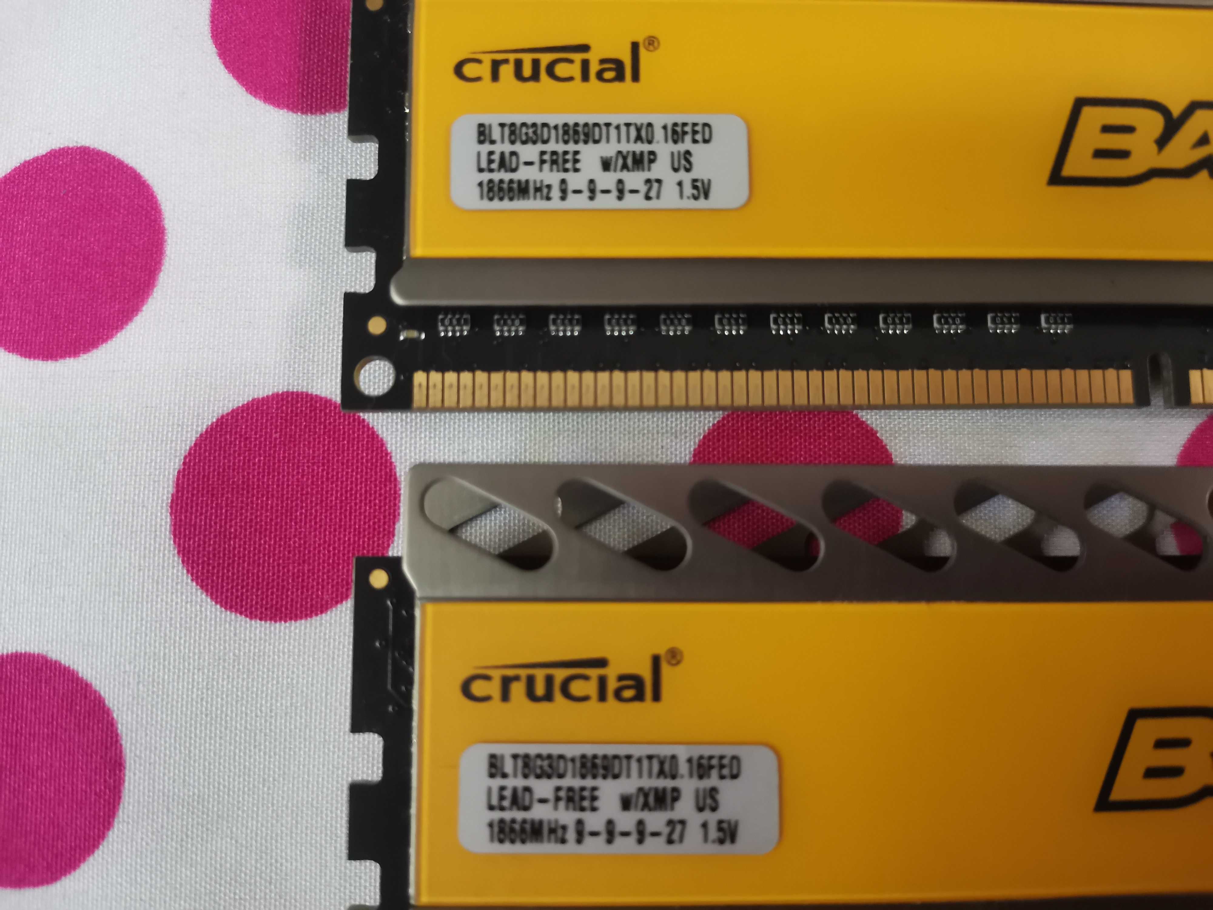 Kit Memorie Ram Crucial Ballistix Tactical 16 GB (2 X 8 GB) 1866 Mhz