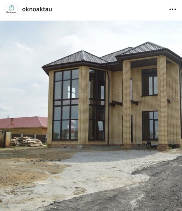 Окно Актау пластик терезе алюмин витраж