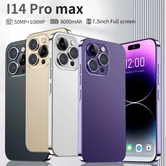 Smart phone i14 Pro Max 16GB+1TB 6.7 инча смарт телефон 7800mAh