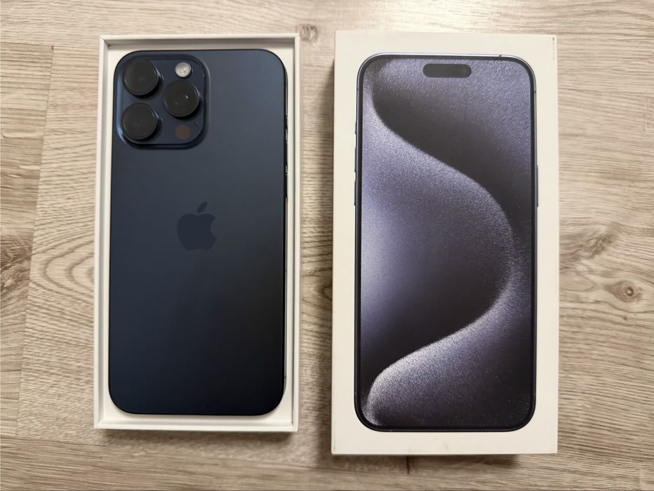 iphone 15 pro max 1tb impecabil factura garantie liber de retea