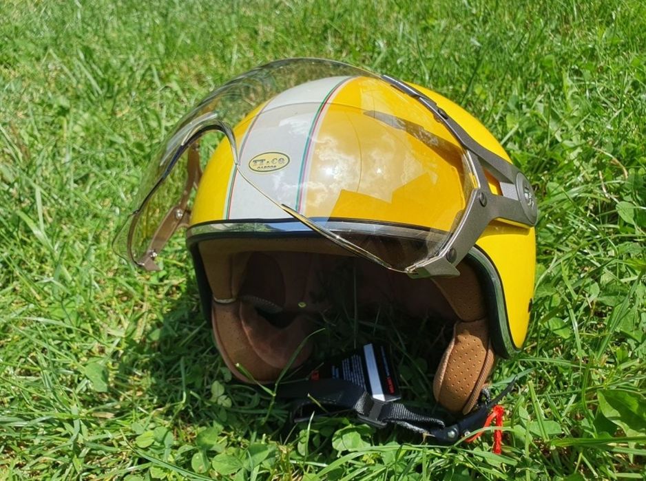 Casca scuter moto open face ideala Vespa/Aprilia/Honda old bikes/retro