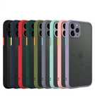 Husa Hybrid Bumper Cas Spate Plastic Mat Iphone 12/13/14/15/16 PRO MAX
