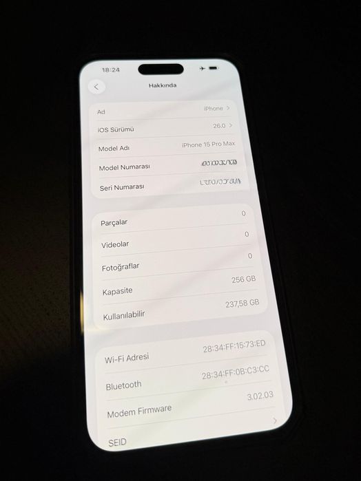 Продавам iPhone 15 Pro Max 256GB – Отлично състояние