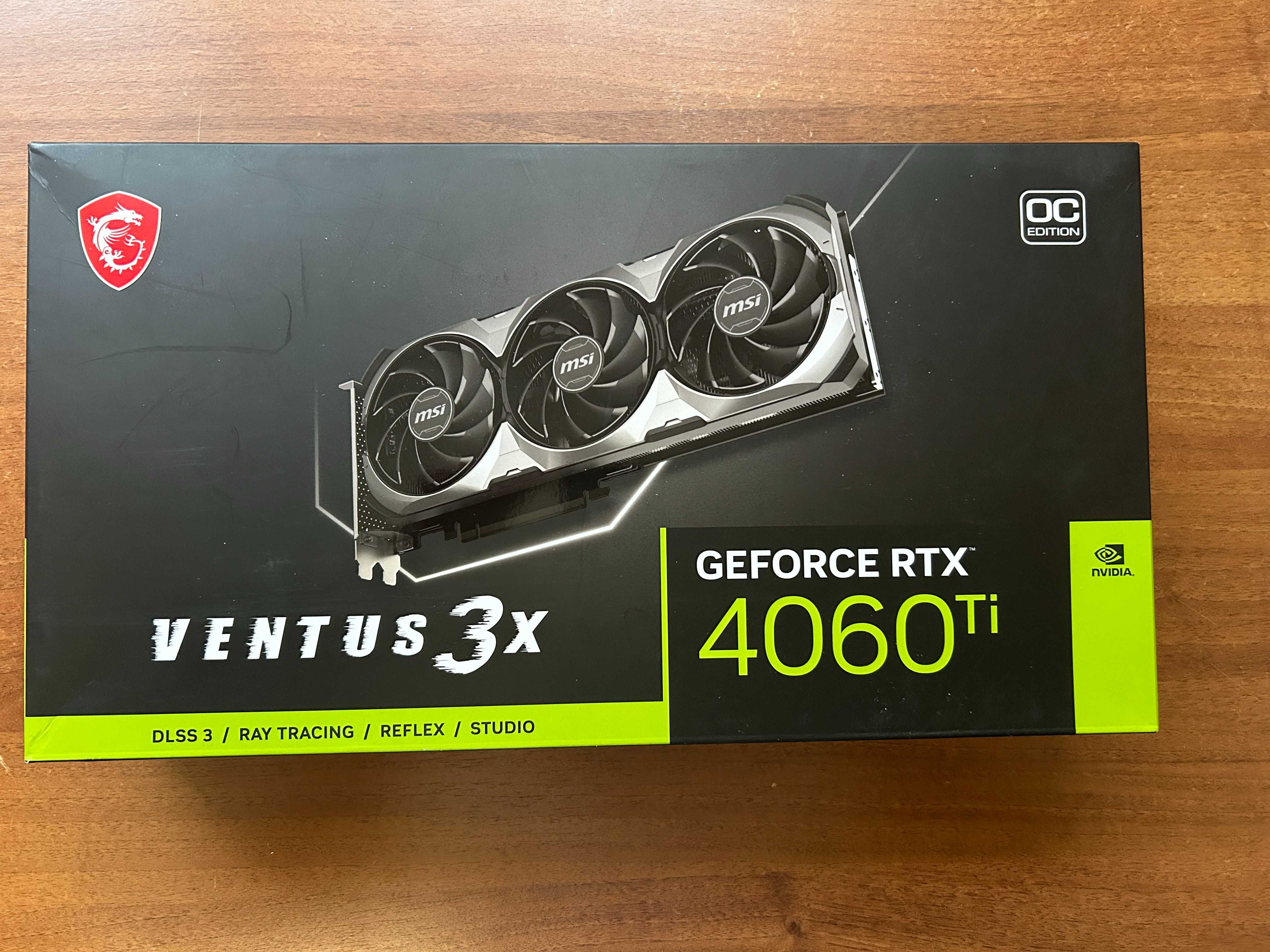 Placa Video MSI Ventus 3x 4060ti 16 GB , NOU!!!